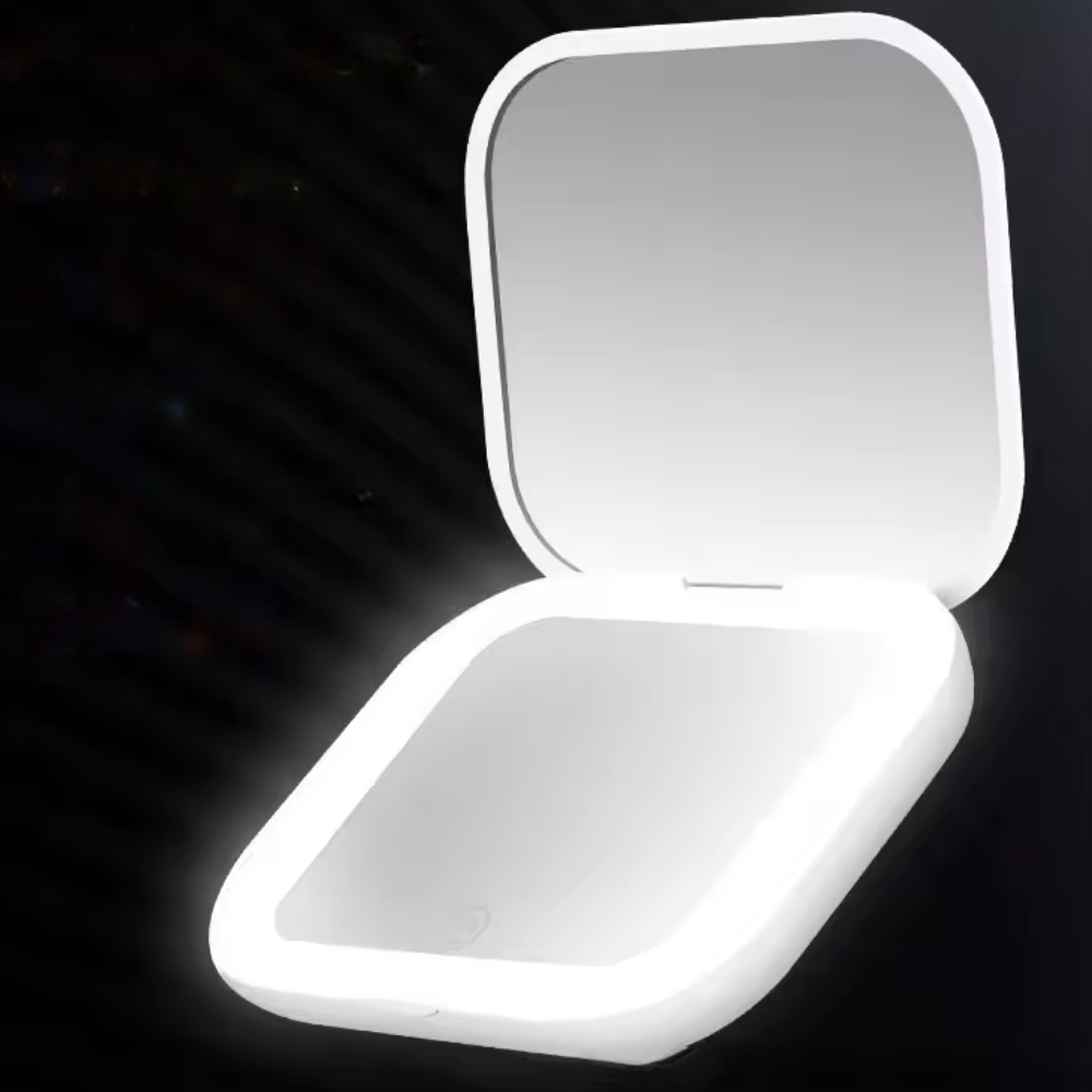 Adheza – Lampe de miroir LED avec loupe de grossissement