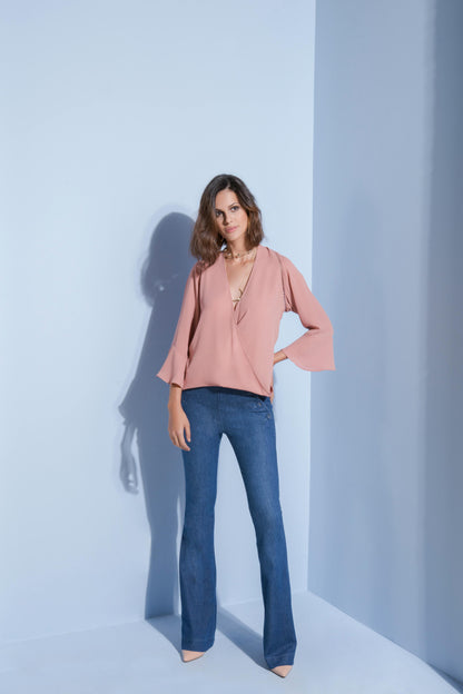 Ensemble "Rose Poudré & Bleu Nuit"