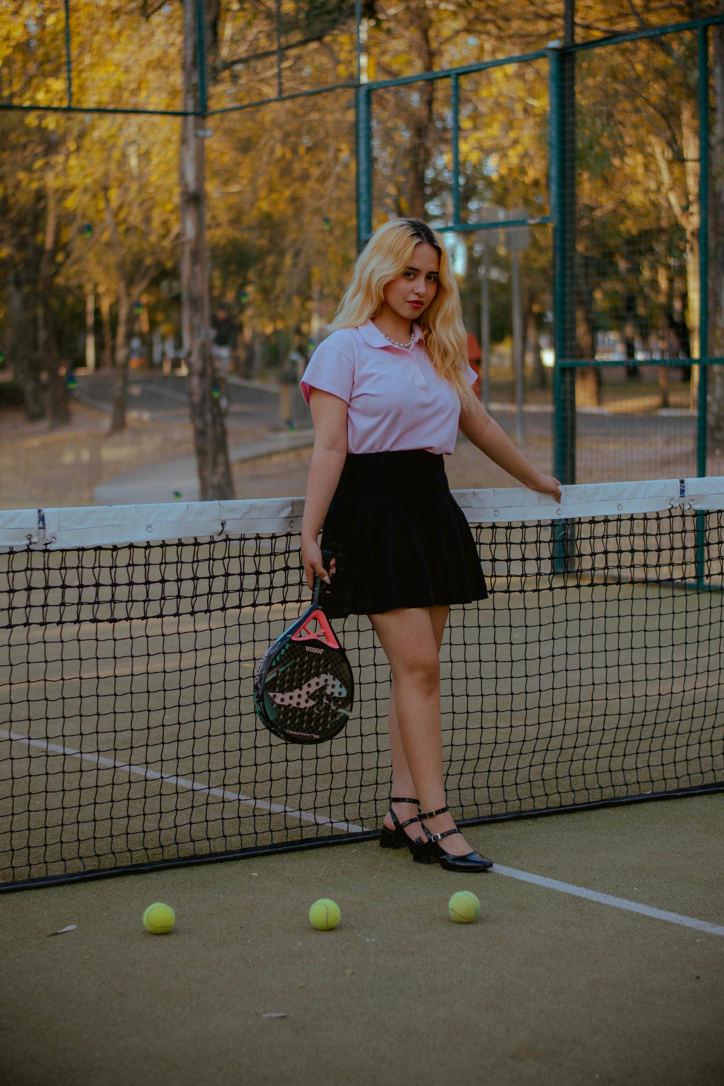 Jupe tennis plissée noire