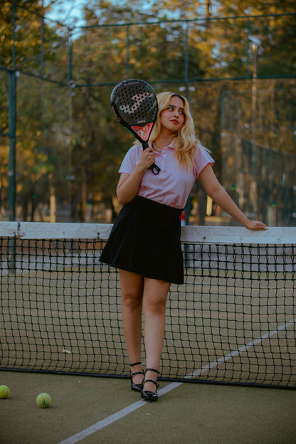 Jupe tennis plissée noire